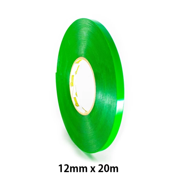 Fita Dupla Face Profixa Transp. 0.9mm - 12mm x 20m