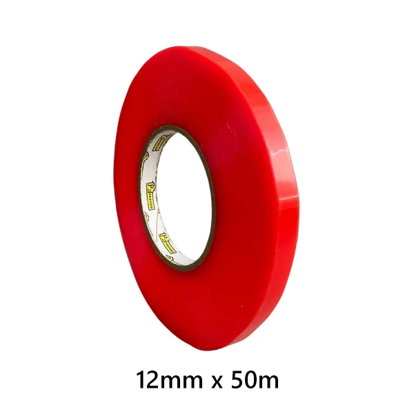 Fita Dupla Face Pet 0.20mm - 12mm x 50m