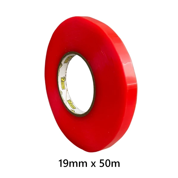 Fita Dupla Face Pet 0.20mm - 19mm x 50m
