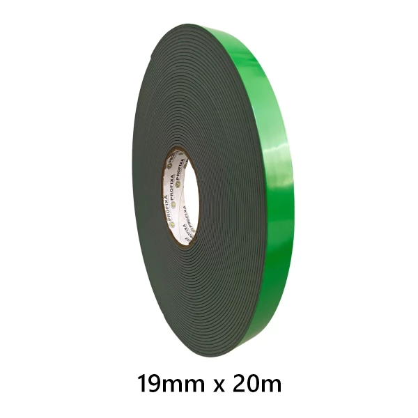Fita Dupla Face Cinza 2.0mm - 19mm x 20m