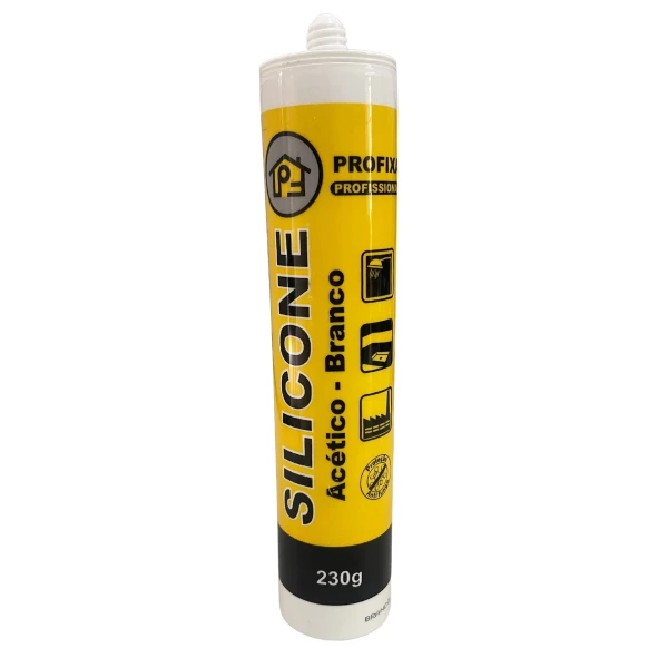 Silicone Acético Profixa Branco