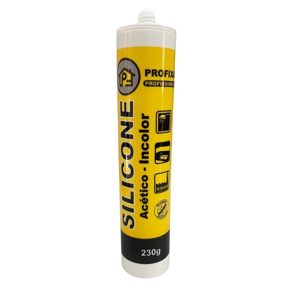 Silicone Acético Profixa Incolor