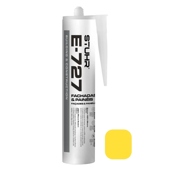 Silicone Neutro Stuhr E-727 Amarelo