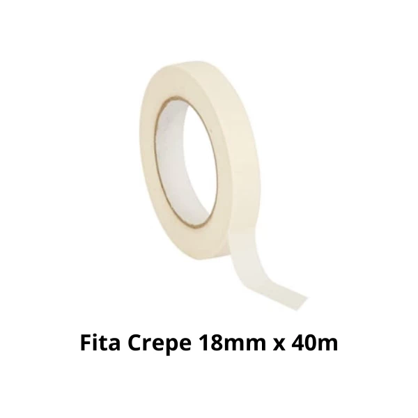 Fita Crepe 18mm x 40m