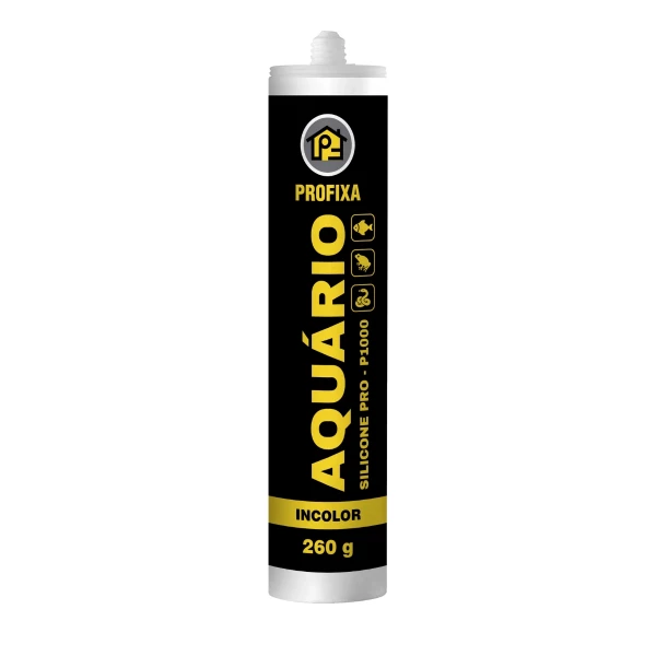 Silicone para Aquário Profixa P1000 - Incolor