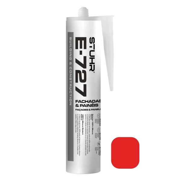 Silicone Neutro Stuhr E-727 Vermelho